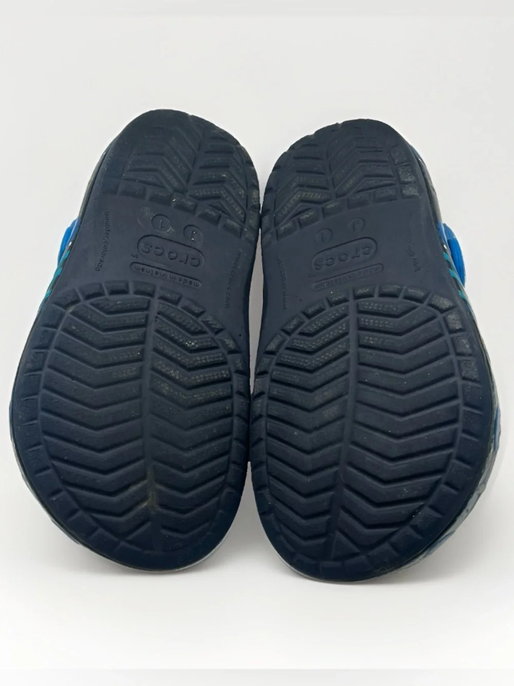Star Wars Crocs Unisex Kids Blue Shoes Clogs Slingback Sandals Size J1